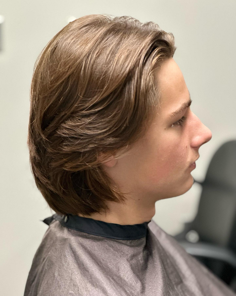 Men’s Cut + Medium Length Or Longer