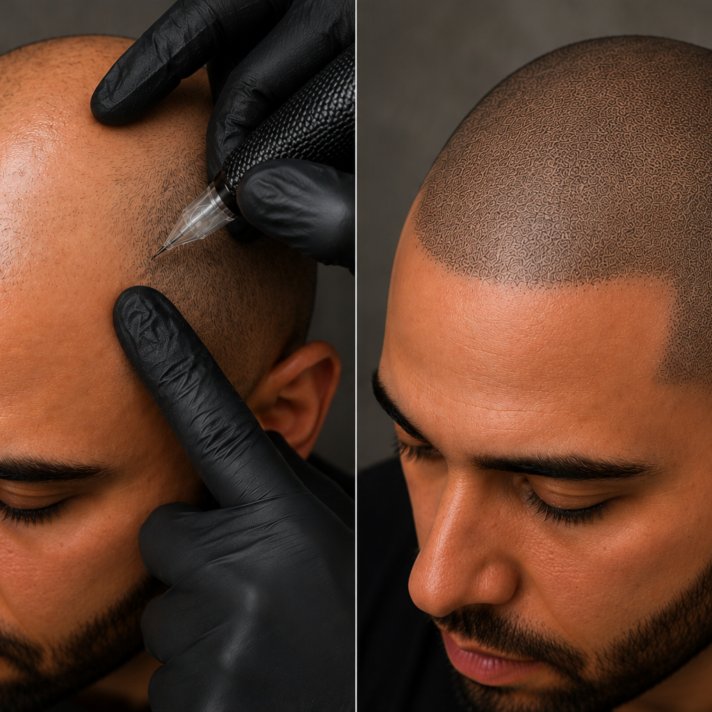 Scalp Micro (M-L) Touch Up at Unveil PMU Studio in new york, NY