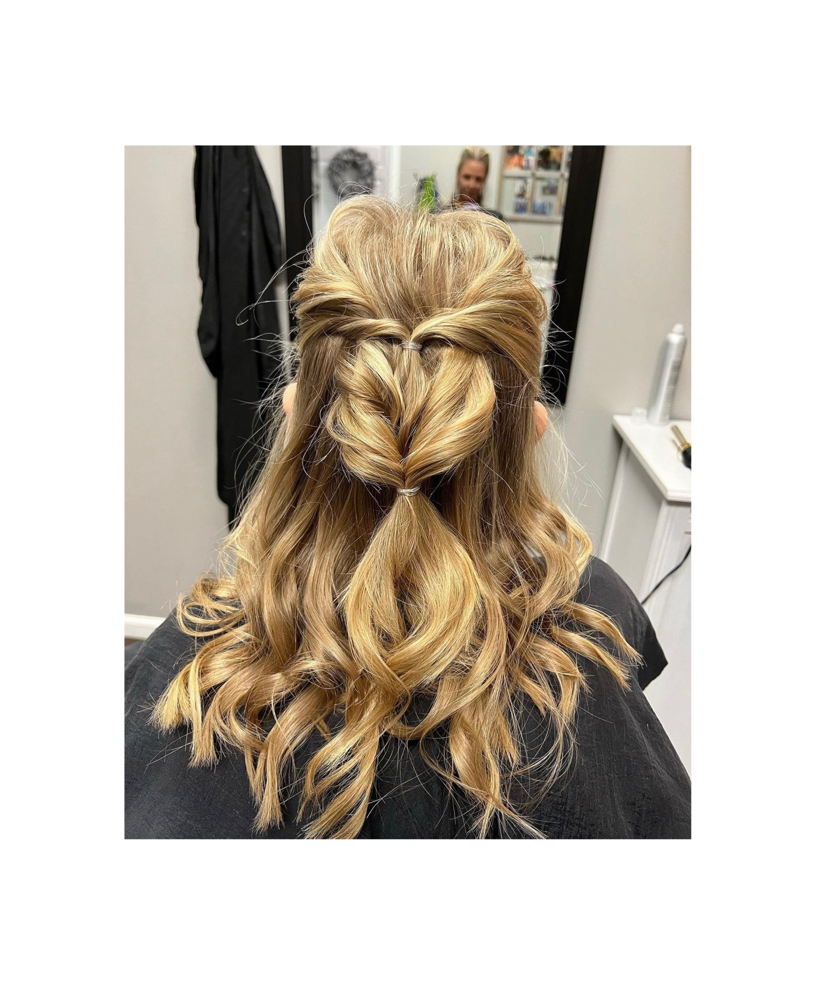 Style (curls, flat iron)