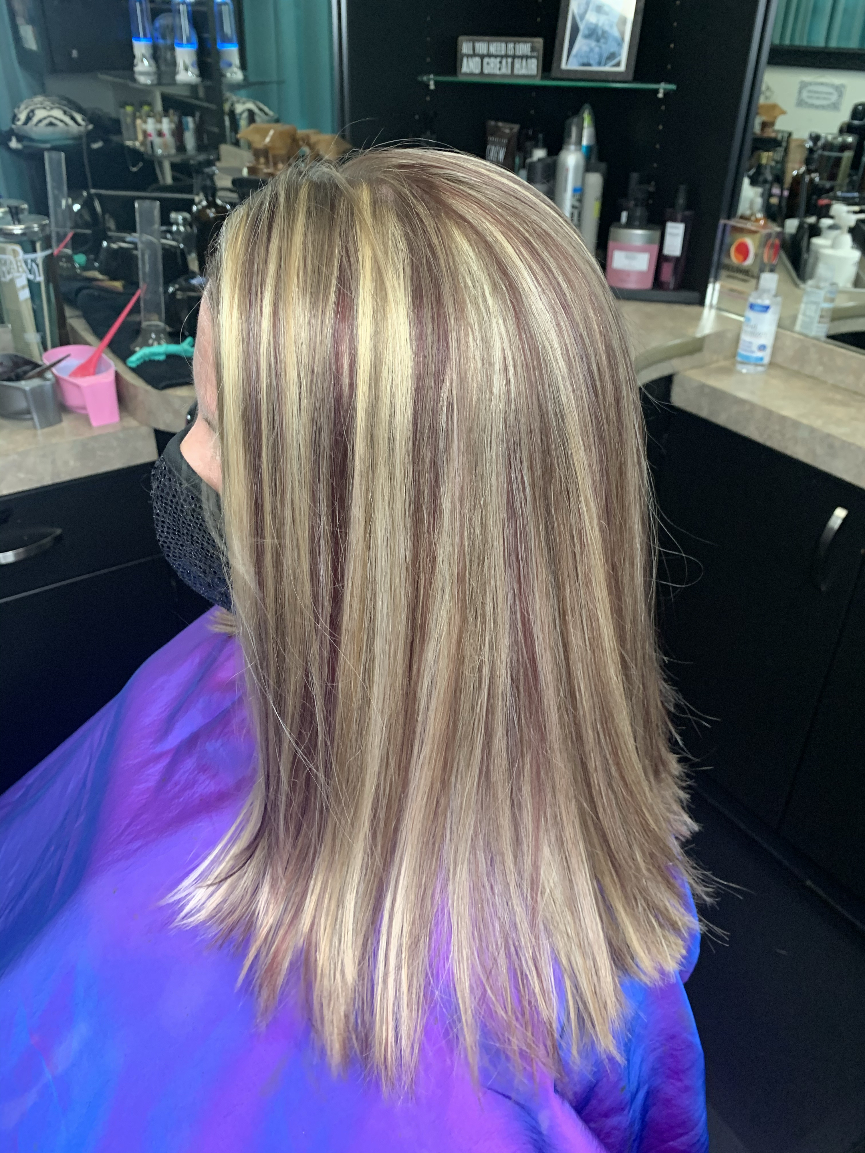 Root Touch Up & Partial Highligts