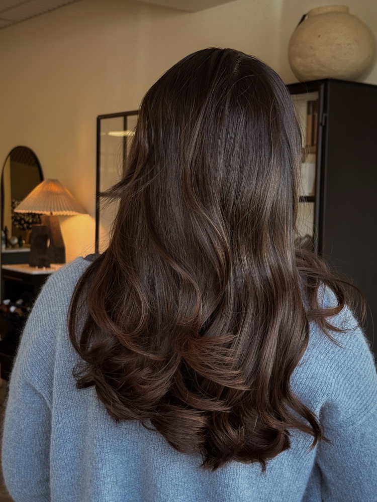 Mini Partial Custom Color at ChelseaHedrickXHair in Newport Beach, CA