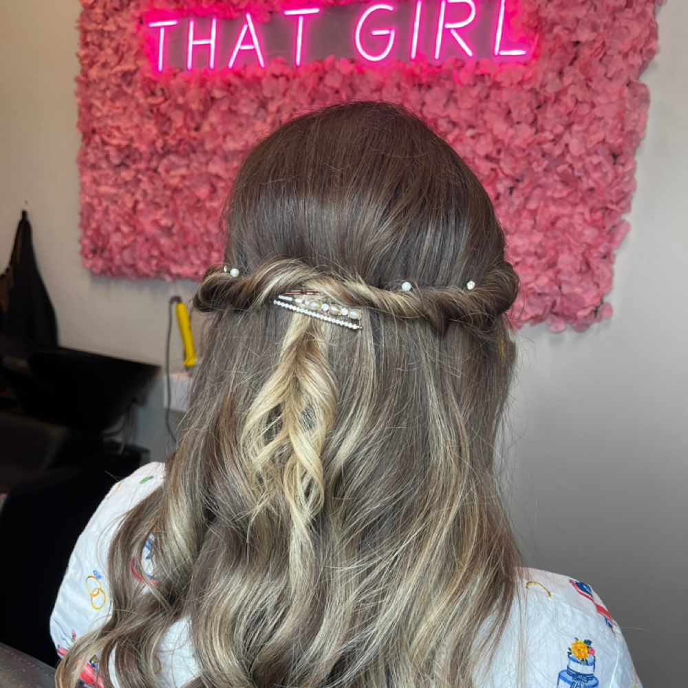 Half Updo at Ciera  Cheney in Salt Lake City, UT