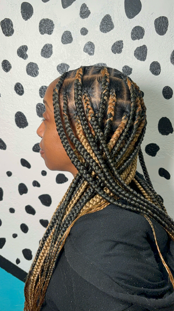 Large knotless Boxbraids
