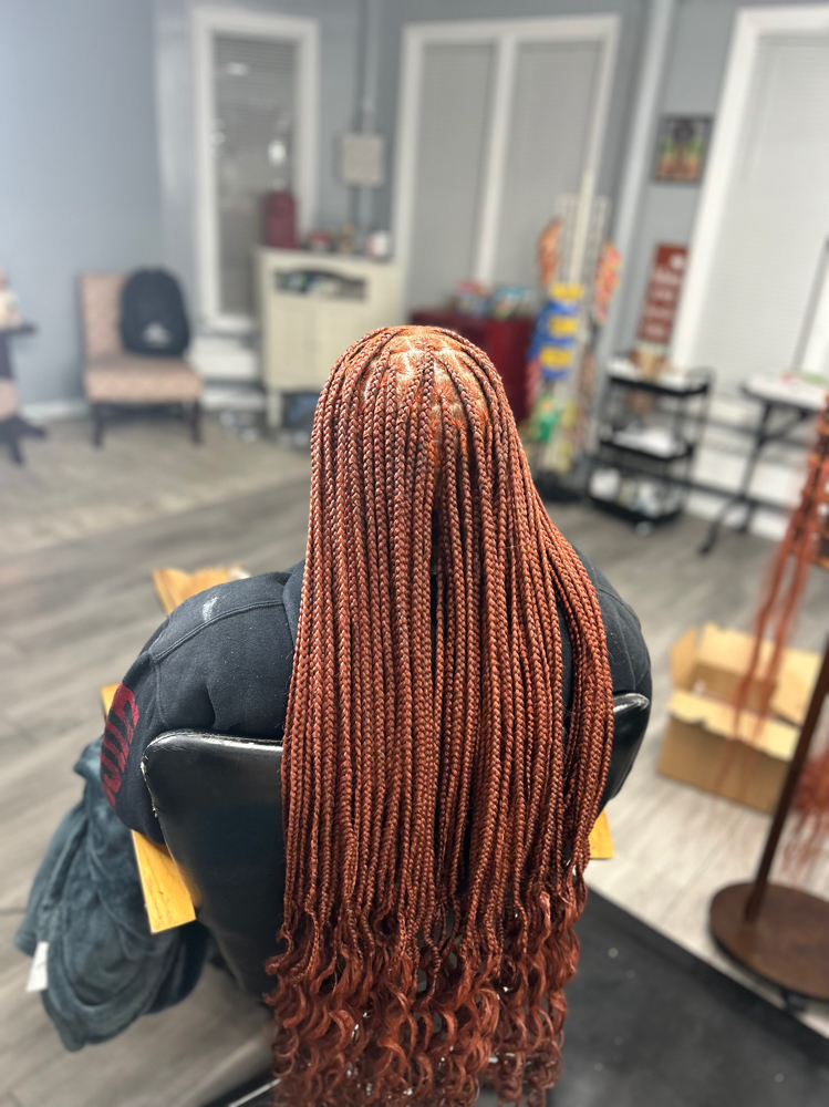 Small Knotless Braids
