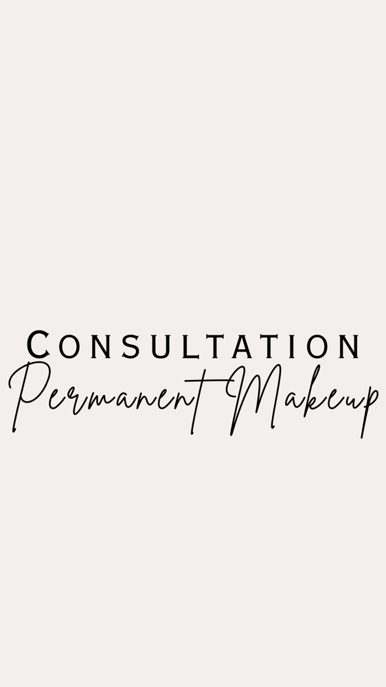 CONSULTATION PERMANENT MAKEUP