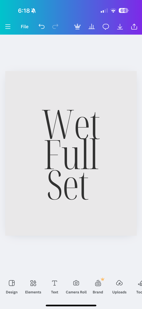 Wet Full Set