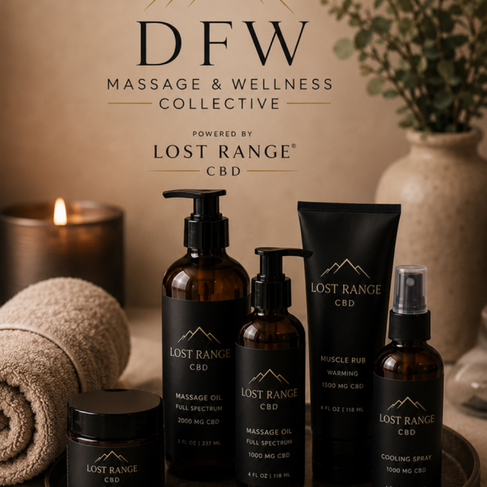 ⭐ Cannabidiol Recovery Massage at DFW Massage & Wellness Collective in Hurst, TX