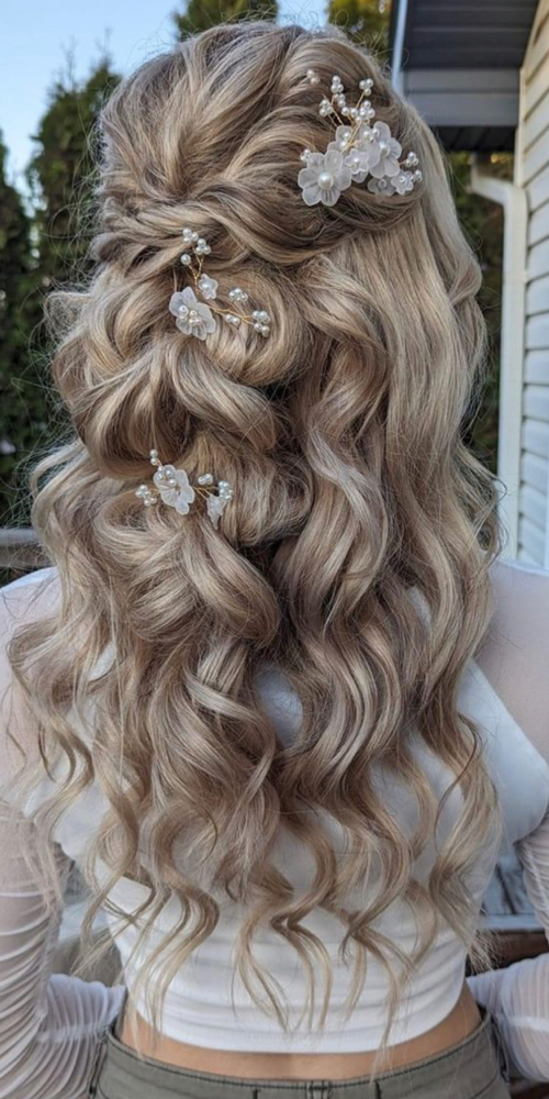 wedding hair