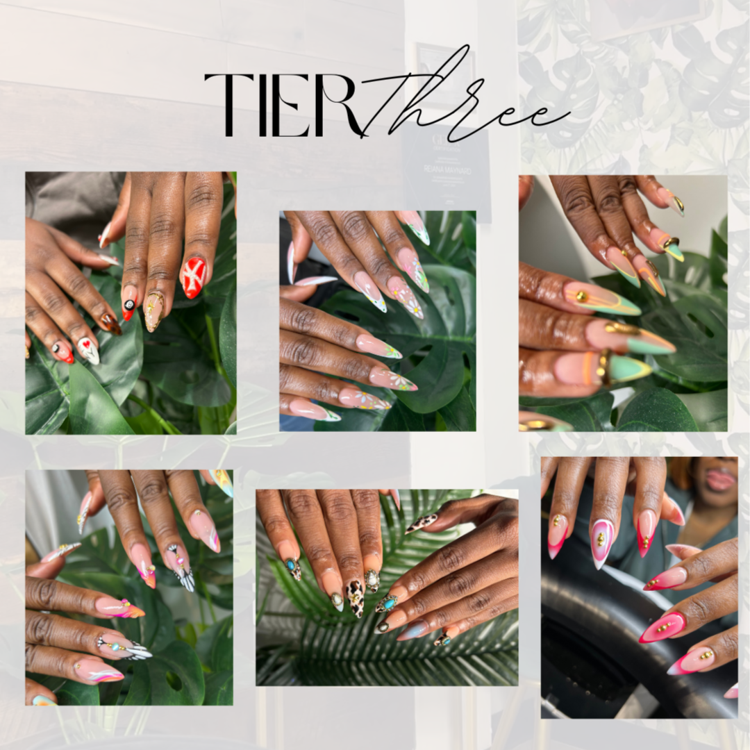 Tier Three-Detailed/Luxury Art at Reign Nails NY in Brooklyn, NY