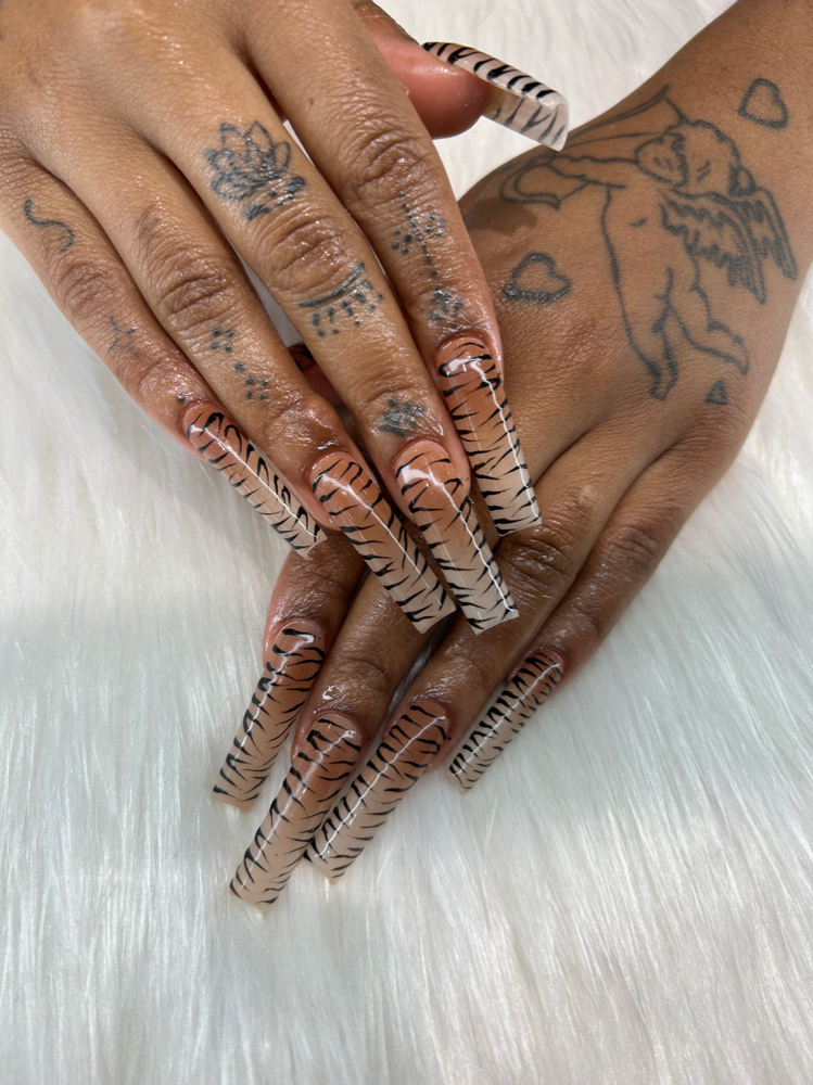 airbrush ombre per finger