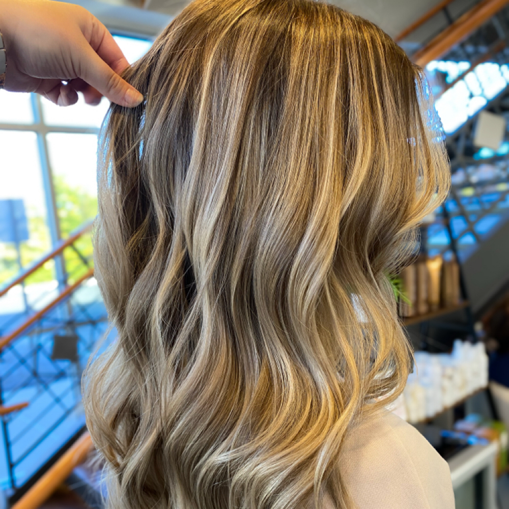 Roots W Full Highlight/Balayage at Nicole Sherman hair co in Parker, CO