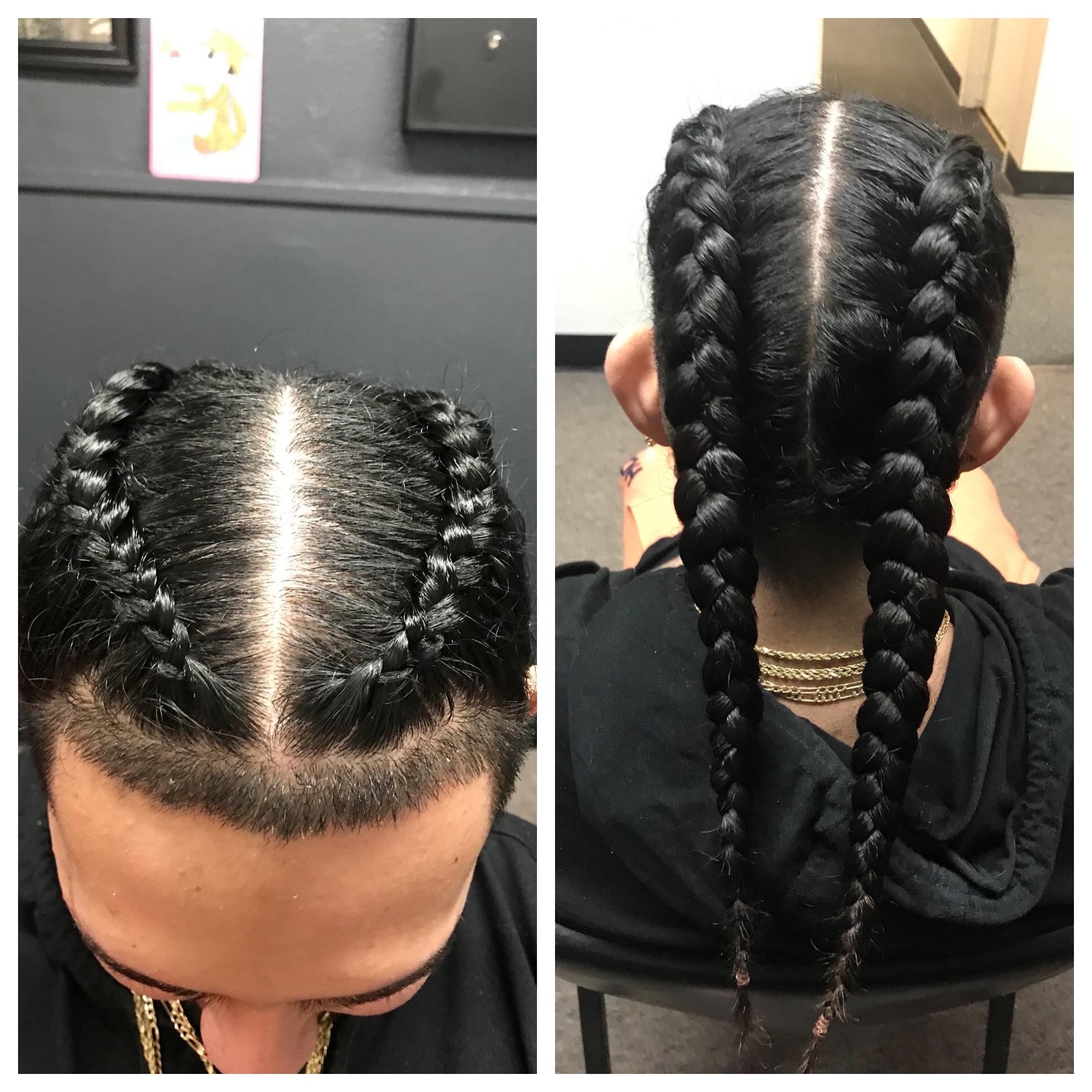 2 Dutch Braids