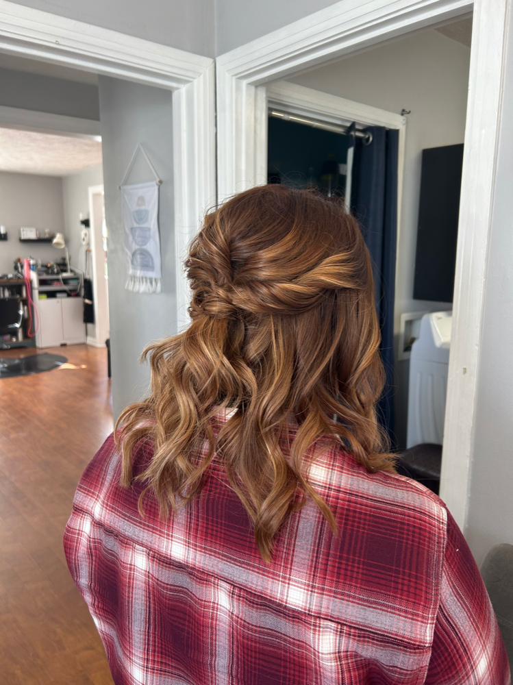 Half Up, Half Down Style