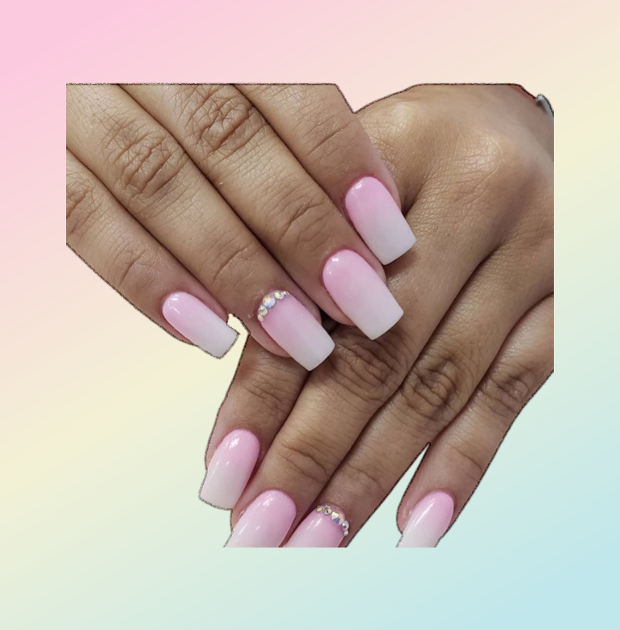 Gel Powder Ombre Art