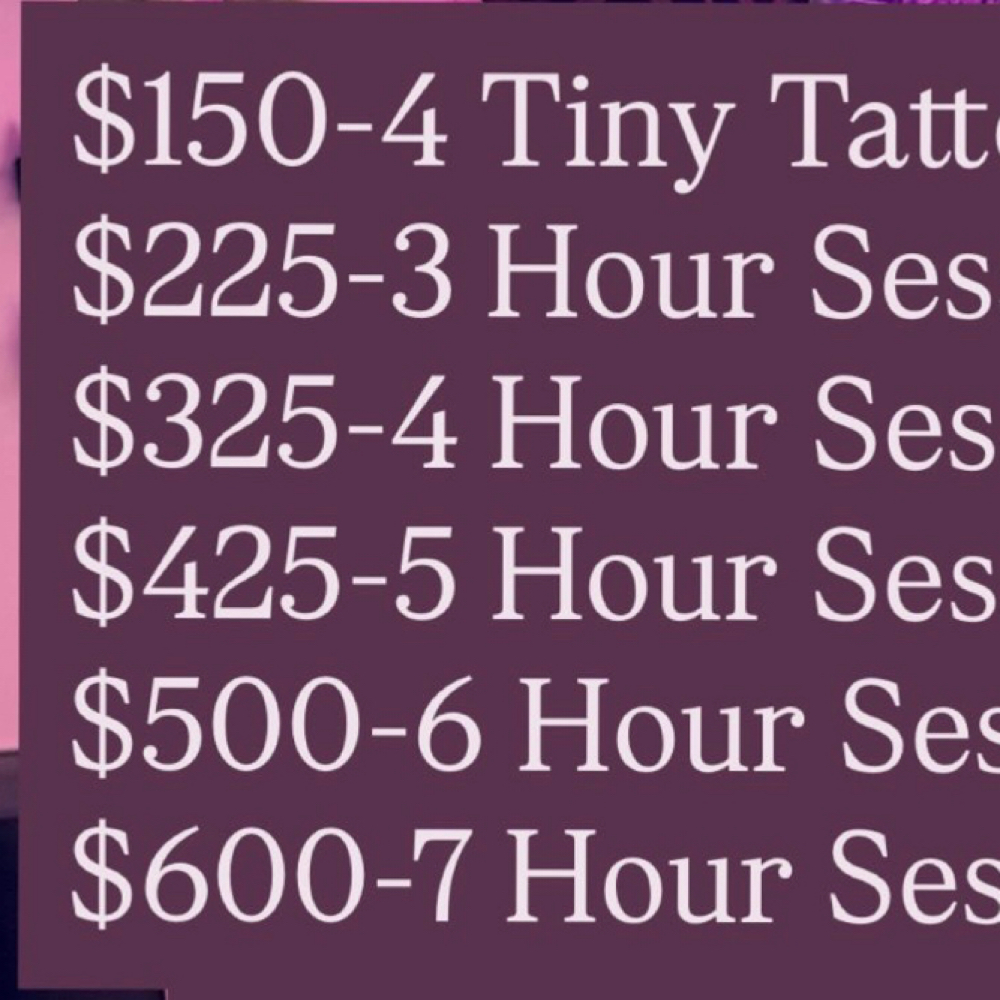 Aug&Sept at Velvet Muse Tattoo in Charlotte, NC