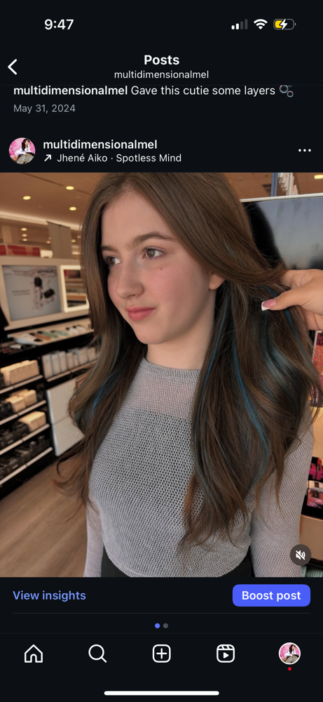 Custom Blonding at MultiDimensionalMel in Las Vegas, NV