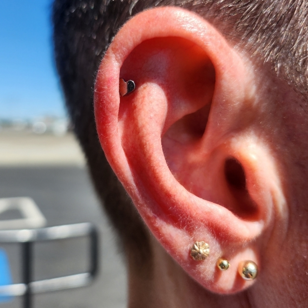 Helix Piercing at Sagrado Salon and Skin in Richland, WA