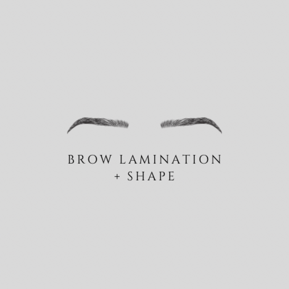brow lamination + shape at EVE Esthetics & Beauty Bar in Plain, WI