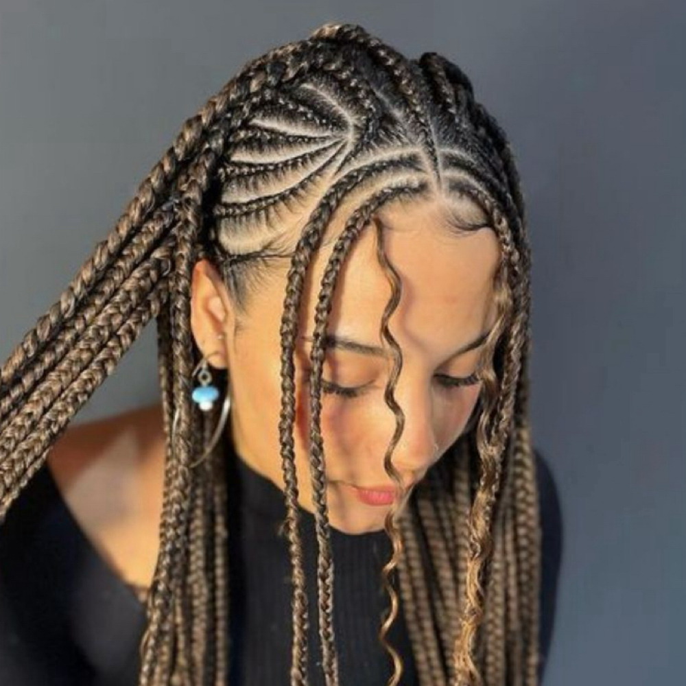 Fulani Braids at The Refined Style Co in New Britain, CT