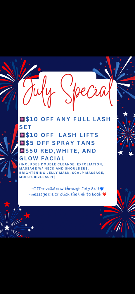 Red, White & Glow Facial