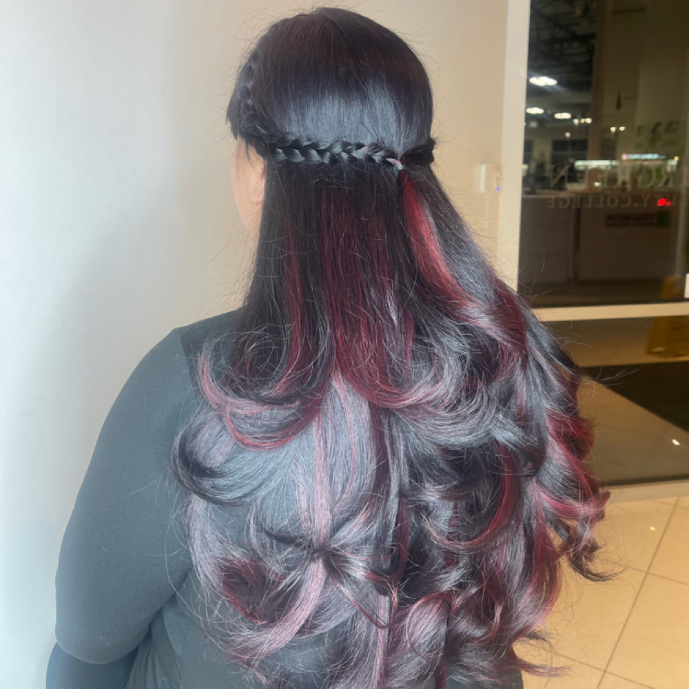 Braid Style Blowout at RESTORA in Lynnwood, WA