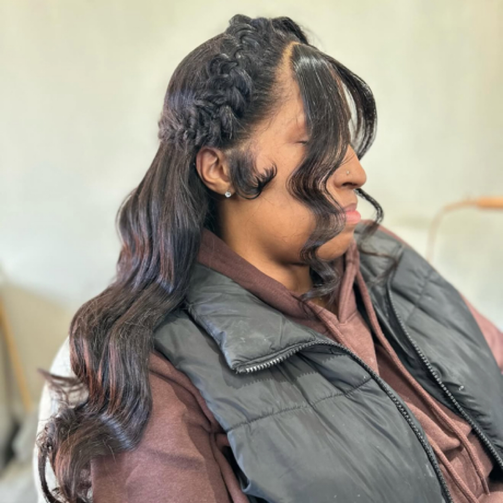 Lace Front Unit Install at Sinise Caprice Studio in New Castle, DE