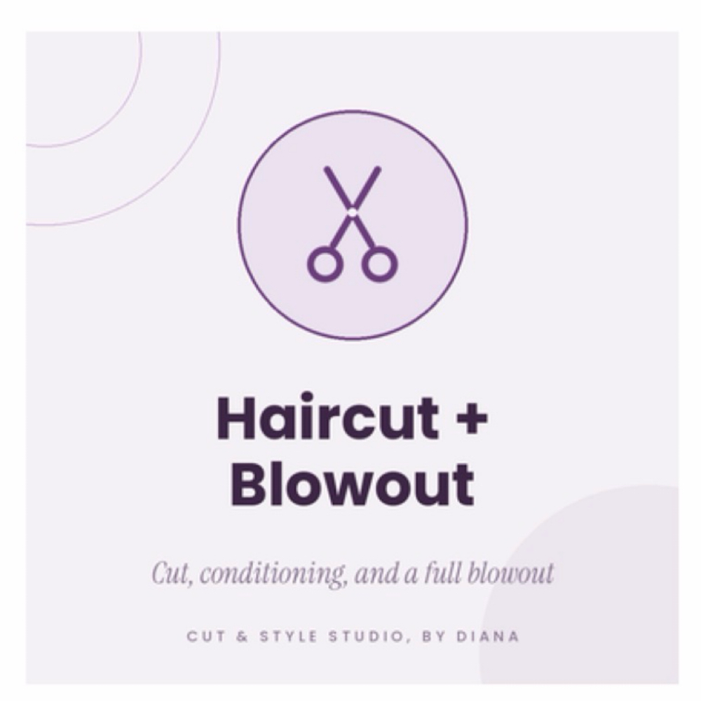 Haircut + Blowout at Cut & Style Studio, by Diana in Wadsworth, IL
