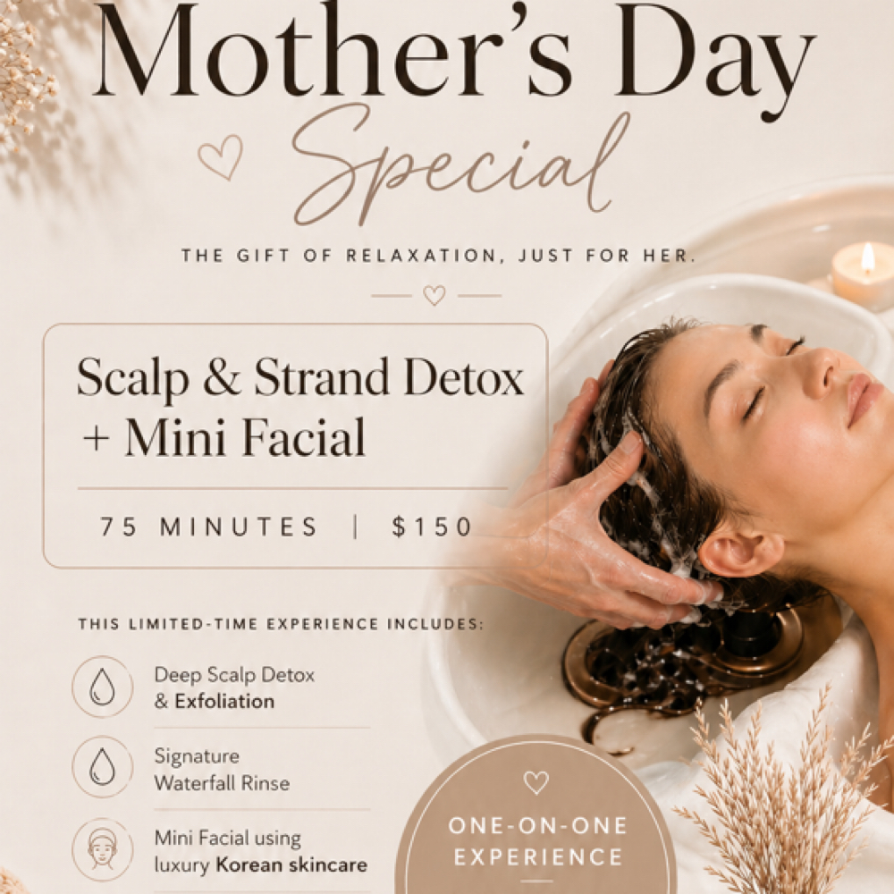 Mother’s Day Special at Salt + Sea Head Spa in Manhattan Beach, CA