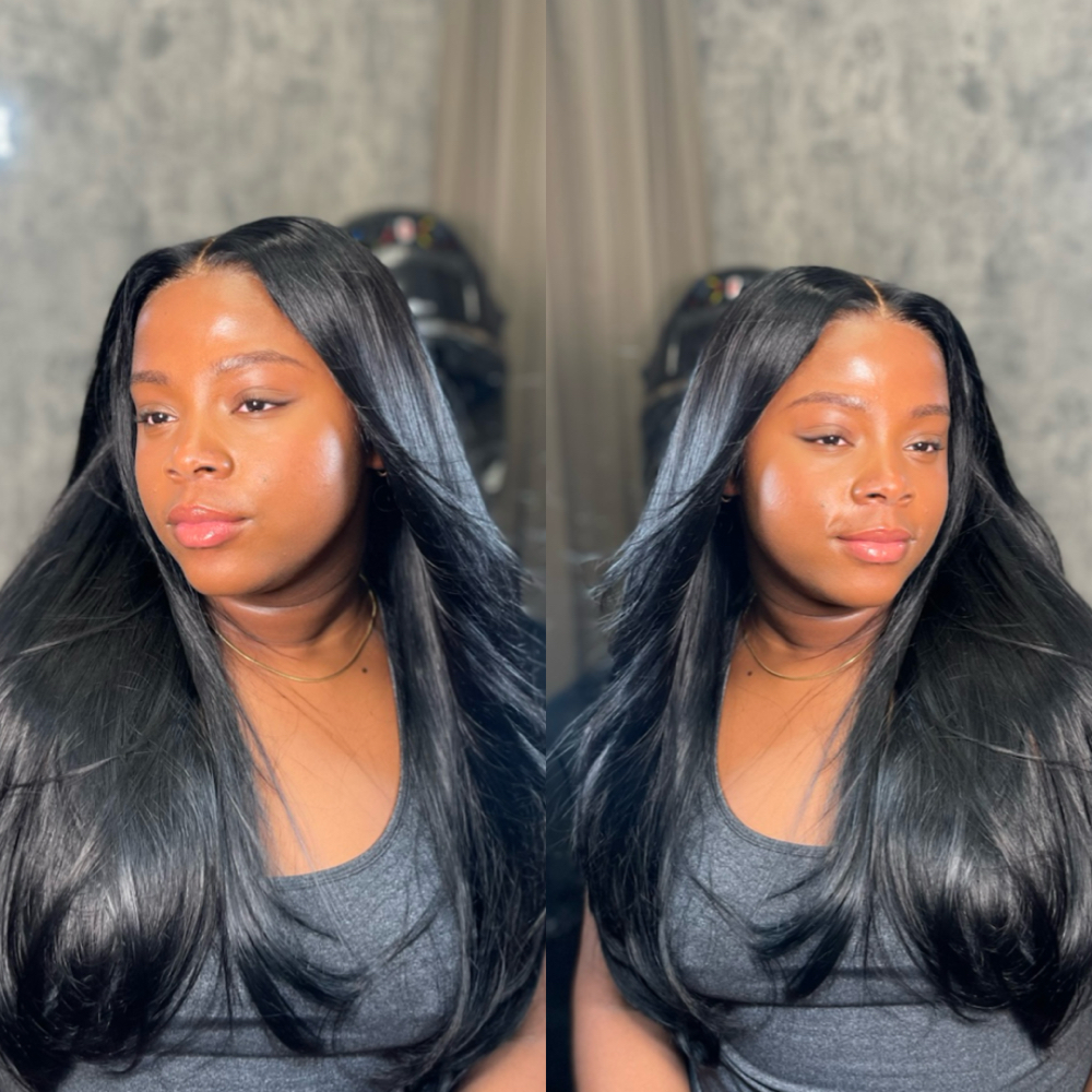 CLOSURE SEW-IN WITH SHAMPOO at Hair Queen’s House of Beauty in Concord, NC