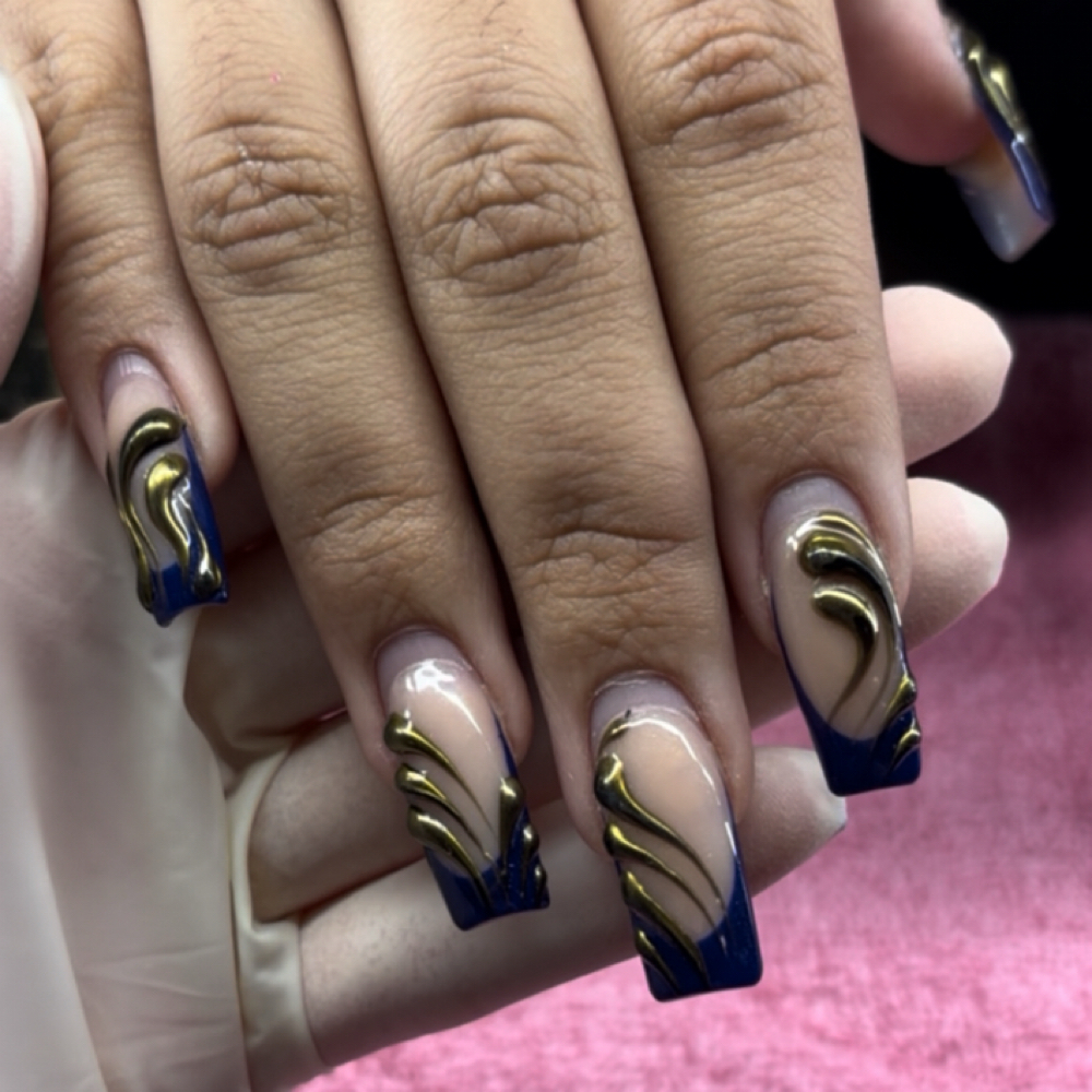 Acrylic Fill With Art at The Nail Edit in Pittsburgh, PA