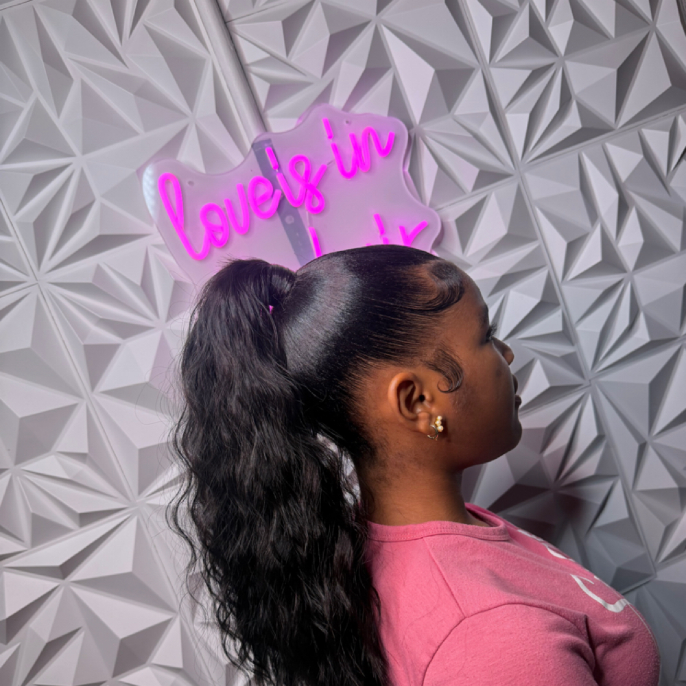 Slick Ponytails at StarXStylist in Port St.Lucie, FL