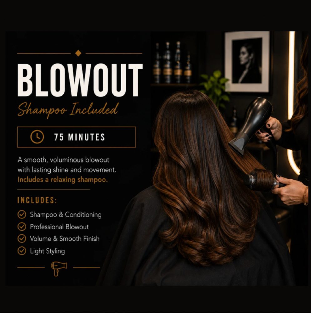Blowout at Artisan Salon & Barber Studio in Lake Mary, FL