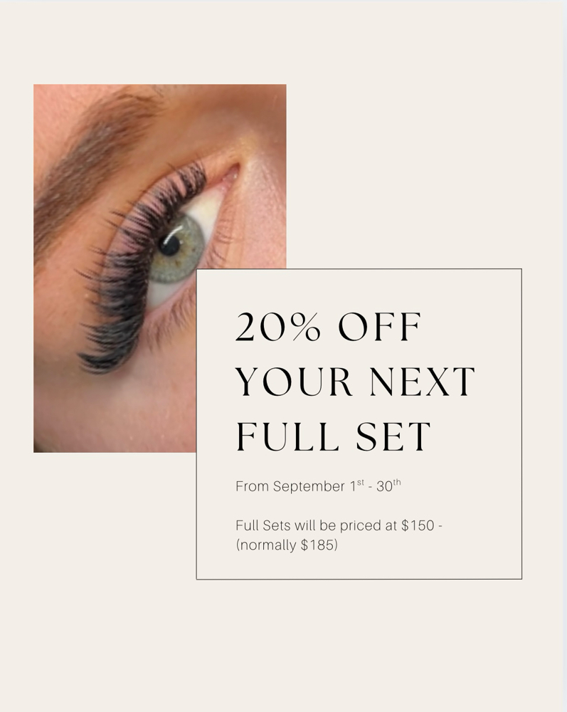 SEPTEMBER LASH SALE