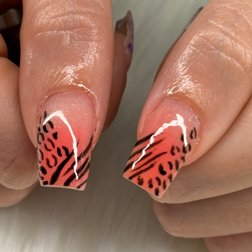 Short Acrylic Fill In at Nail'd By Bella in Lexington, KY