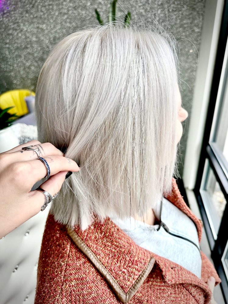 Blonding Touch Up With Tone