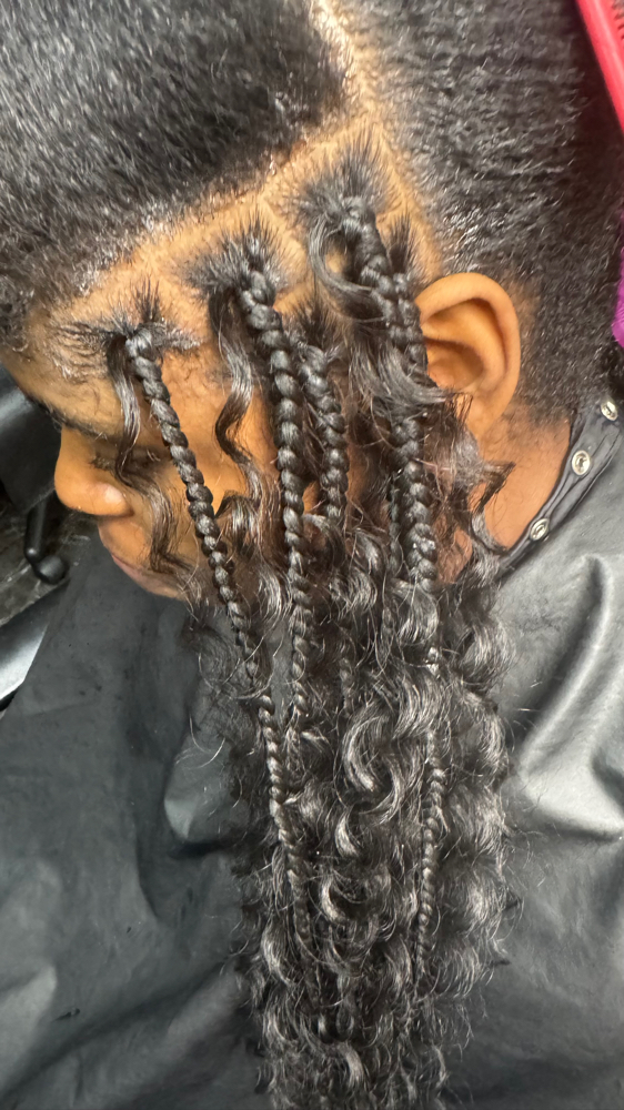 Medium Knotless Goddess Braids at Shirley Williams in Little Rock, AR