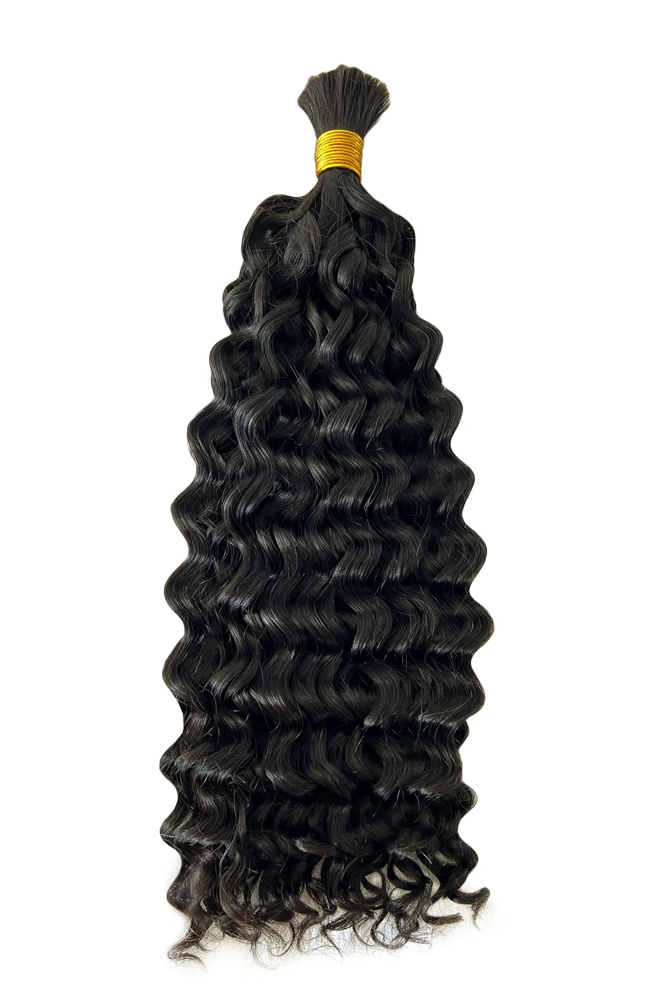 Boho Water Wave Hair -Natural Black
