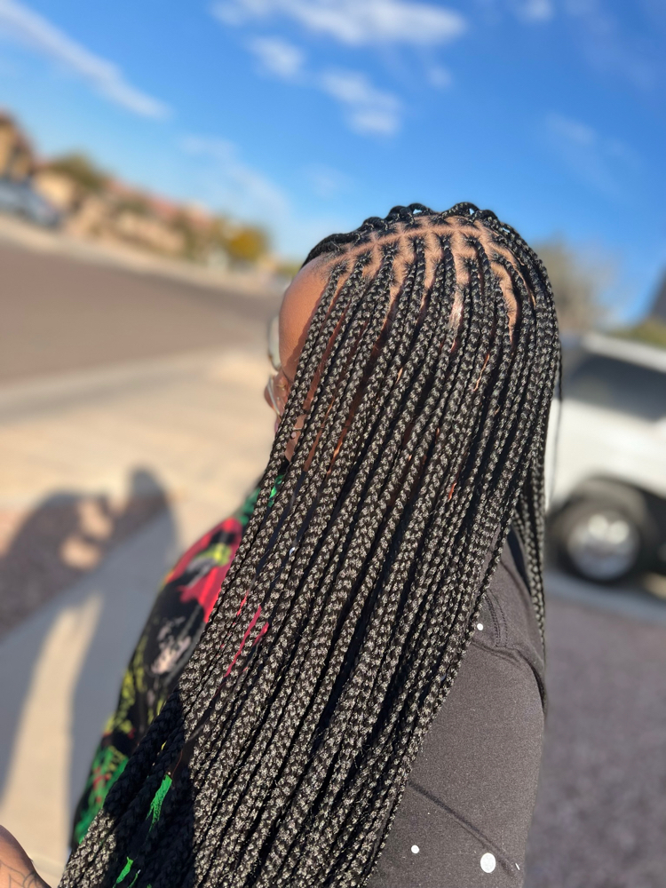 Extra Small Knotless Braids