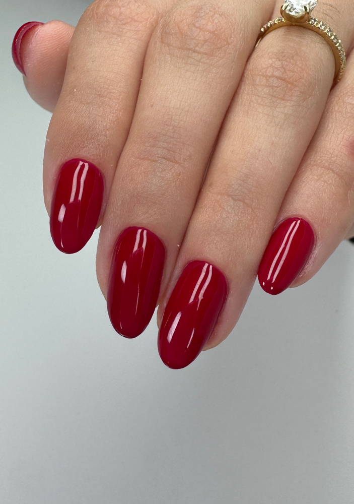Rubber Base Gel Manicure at Sarah Meireles Nail Tech in Malden, MA