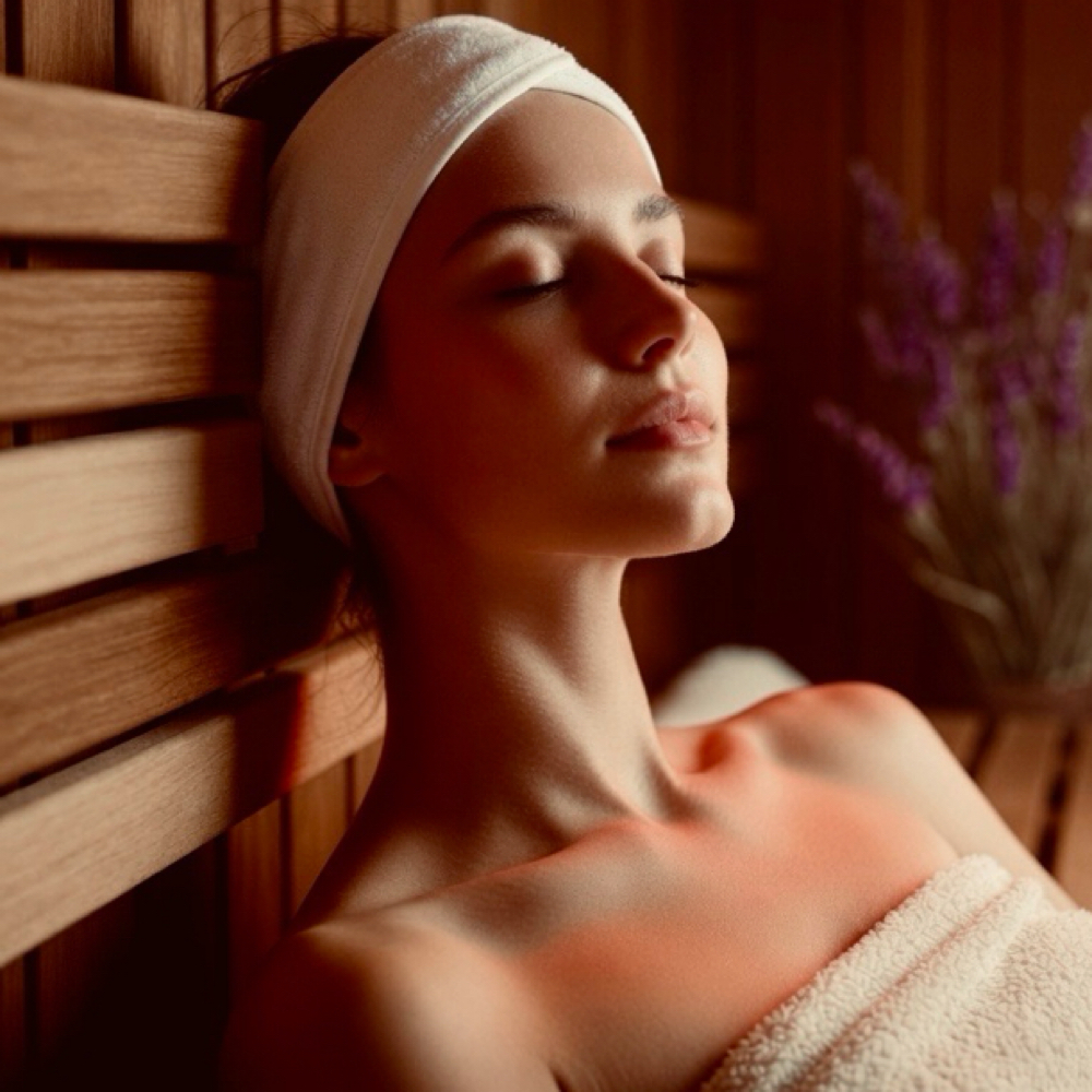 Infrared Sauna 15 Min. Add-On at Lavender Moon Aesthetics & Salon in Sarasota, FL