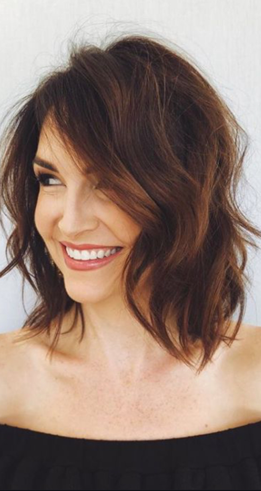 Woman’s Short-Med. Haircut & Style