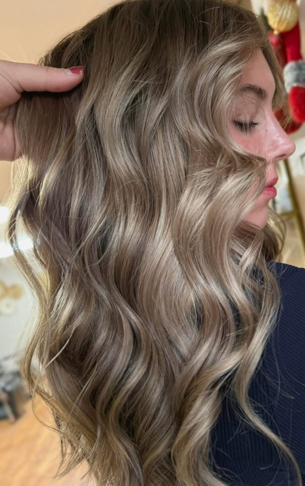 Full head of foils(below shoulders)