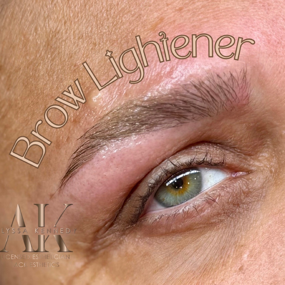 Brow Lightener W/ Brow Wax at ACK Esthetics, LLC in Naples, FL