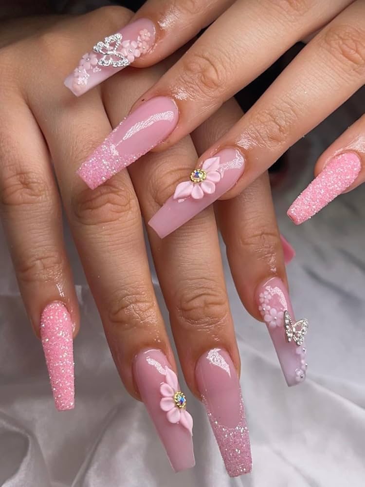 3D Nail Art (Each Finger) at CASA BONITA ✨ in Uvalde, TX