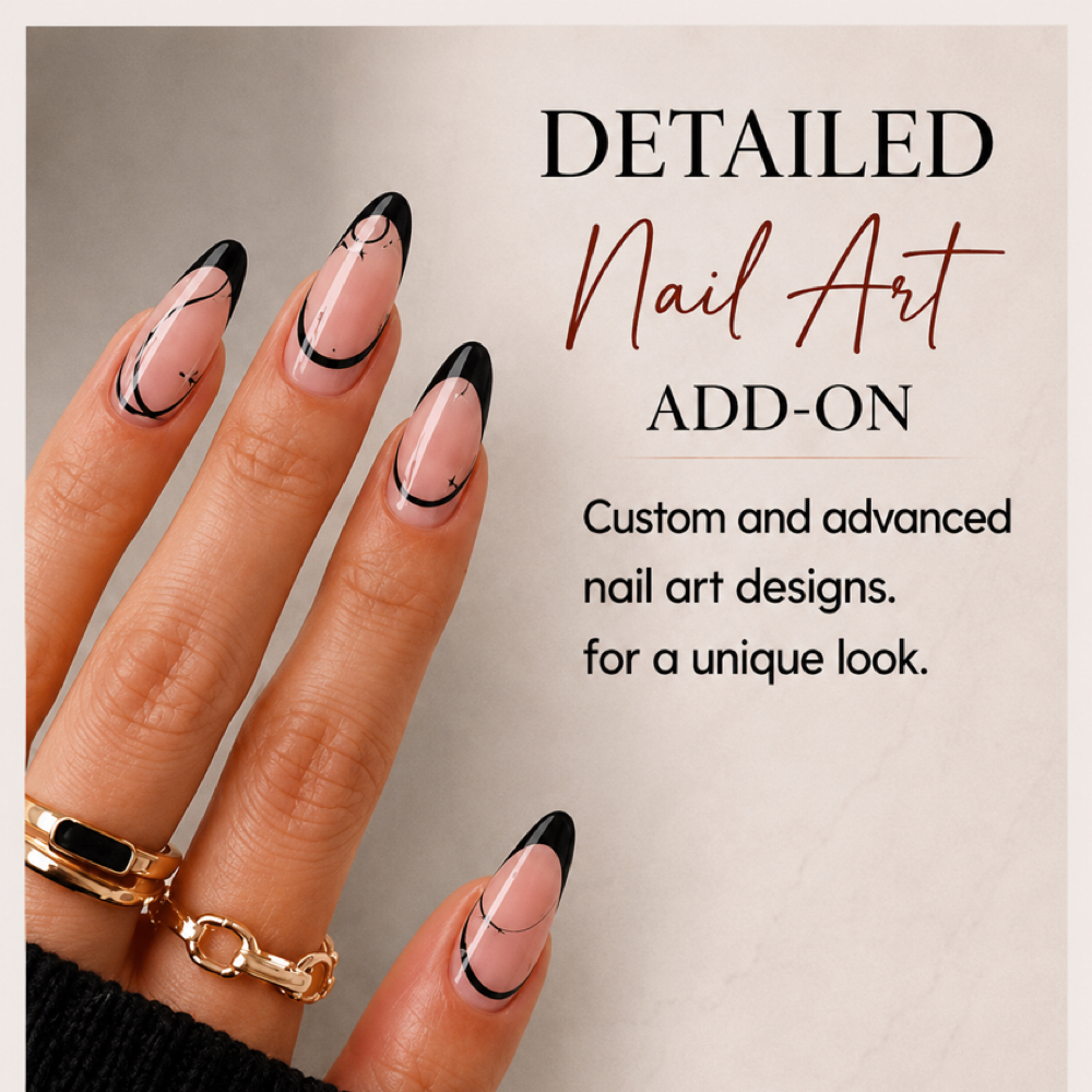 Detailed Nail Art at Eden Hair Co. in Arlington, TX