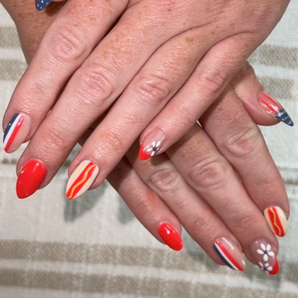Detailed Nail Art at SalonPureTownsite in Topeka, KS