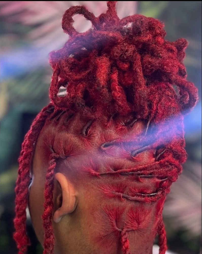 Retwist & Style + Color Job