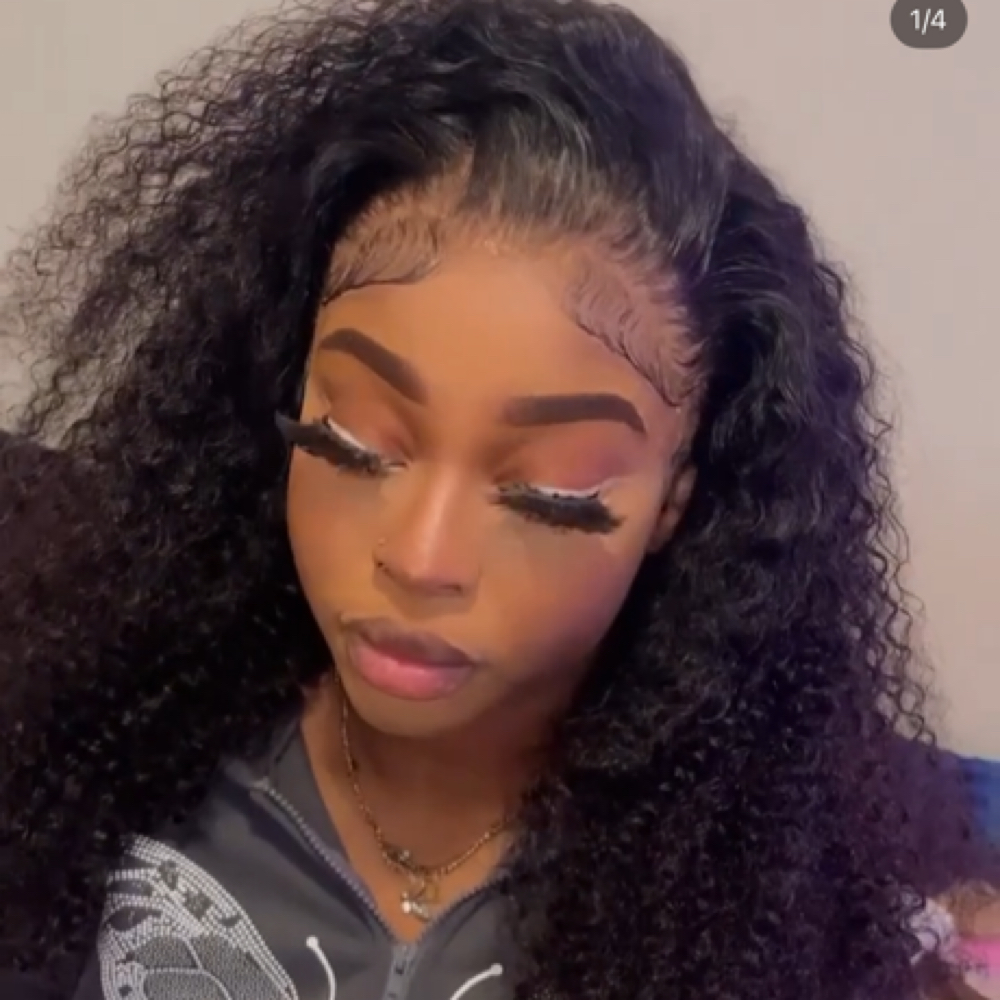 Lace Front Reinstall at Sinise Caprice Studio in New Castle, DE