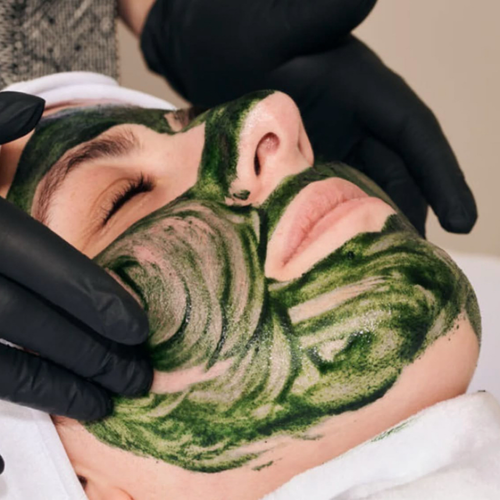 Korean Green Sea Peel at Wildflower Wellness | Esthetics & Massage in Jackson, TN