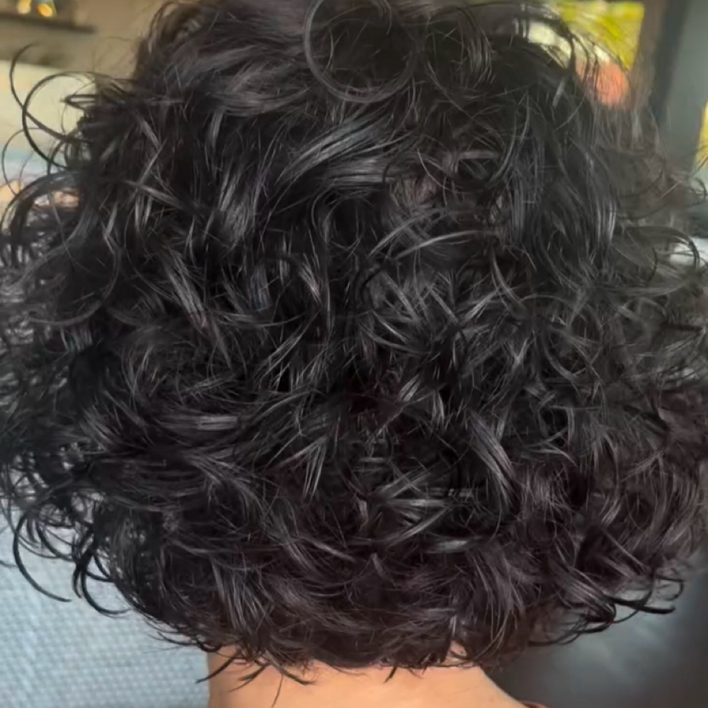 Curly+Haircut (short) at Luminous Salon-Brittany Gianotti in Corvallis, OR